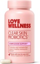 Love Wellness Clear Skin Probiotic Mezzogiorno 124; Ryd op Hormonal Acne Pimples, Rødme & Pore Minimizer Mezzogiorno 124; Hudpleje med zink, Bifidobacterium Longum & Chaste Tree Fruit Extract 124; Acne Treatment Mezzogiorno 124; 30 Greve