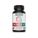 Zhou Methyl B12 - Methyl B- 12 Supplement for kvinder og mænd, vitamin B12 5000 mcg, Vegan Friendly, Cellular Energy and Nerve Function Support, Methylcobalamin - 60 Micro Lozenges
