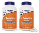 Nu fødevarer L- Tyrosine 500mg, 300 kapsler - Ikke GMO - Understøtter Mental Alertness - 500 mg Caps - Gratis form supplement