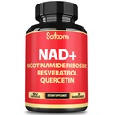 Satomi NAD tillæg med Nicotinamid Riboside NR, Resveratrol, Quercetin - 60 Count - 30 dage