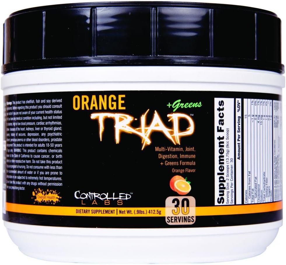 Controlled Labs Orange Triad, 0.9 Pound