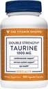 Vitamin Shoppe dobbelt styrke Taurine - Kardiovaskulær & Nervesystemet support - 1.000 MG (100 vegetariske kapsler)