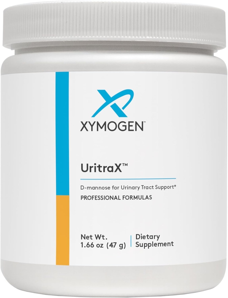 XYMOGEN UritraX - D Mannose Supplement for Urinære Tract and Brege Health - D Mannose Powder - Health Supplements - Vegan, Gluten Free + Non GMO (1.66 oz)