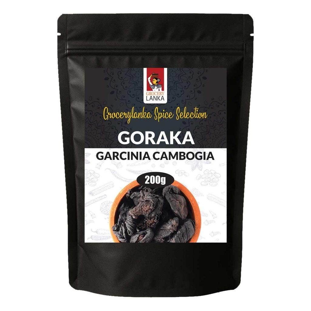 Goraka 200g (7oz), Tørret Garcinia Cambogia, Natural Food Souring Agent