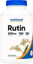 Nutricost Rutin 500 mg, 180 kapsler - Gluten Free, Non- GMO, og Vegetarisk Friendly