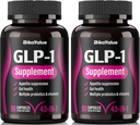 GLP-1 Supplement, GLP-1 Support, with Hums, Green Tea Extract, Garcinia Cambogia, og Probiotika, Natural GLP-1 for Gut, GLP-1 Niveauer & Samlet sundhed - 120 Kapsler (40 Servere)