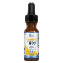Premier Research Labs Vitamin D3 til børn - Vitamin D dråber til børn, Kids flydende D-vitamin, 400 IE Per Servering, Understøtter sund hjerne udvikling - 0,43 fl oz