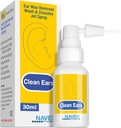 NAVEH PHARMA® CleanEars | Fast-Acting Ear Wax Removal Spray | Breaks Down & Dissolves Earwax in Just 1 Treatment | Clinically Proven to Be 300% More Effective W/Mineral Oil | Gentle & Safe | 1 Fl Oz