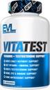 Evolution Nutrition VitaTest - Vitamin + Testosteron Support - Key Vitamin + Mineral Support - Mænds Daily Nutrient & Testosteron Support - Ben, Eye & Immunsupport - 45 Servering - 90 tabletter
