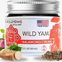 Fire elementer 4E Wild Yam Balancing Cream, 2 OZ - 1st Place vinder på 2023 International Herb Symposium for Creams og Salves! Stolt opvarmet, fremstillet og pakket i WI, USA.