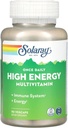 Solaray - En gang Daglig Høj Energi W / O Jern, 90 kapsler
