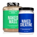 NAKED Soy- Free Protein Bundle: 8LB Chokolade Vegansk Mass Creatin