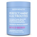 BodyHealth PerfectAmino Electrolytes Powder No Sugar, Keto Sugar Free Fasting Electrolytes Drink Mix, Hydration Powder with Trace Minerals - Blandede bær - 30 Servering