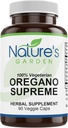 NATURETS GARDEN VÆSENTLIGE Oregano Supreme (w / hvidløg, løg, Ginger & Cayenne) - 90 Veggie Caps