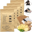 100pcs Self-Opvarmning Ginger Patch til Lymph, Fremme blodcirkulation, Smerte Relief til Skulder, Neck, Waist, Tilbage, Hand, Foot, Knee & Joint, Mave Bloating, Hot Compress Pad (12 * 8cm)