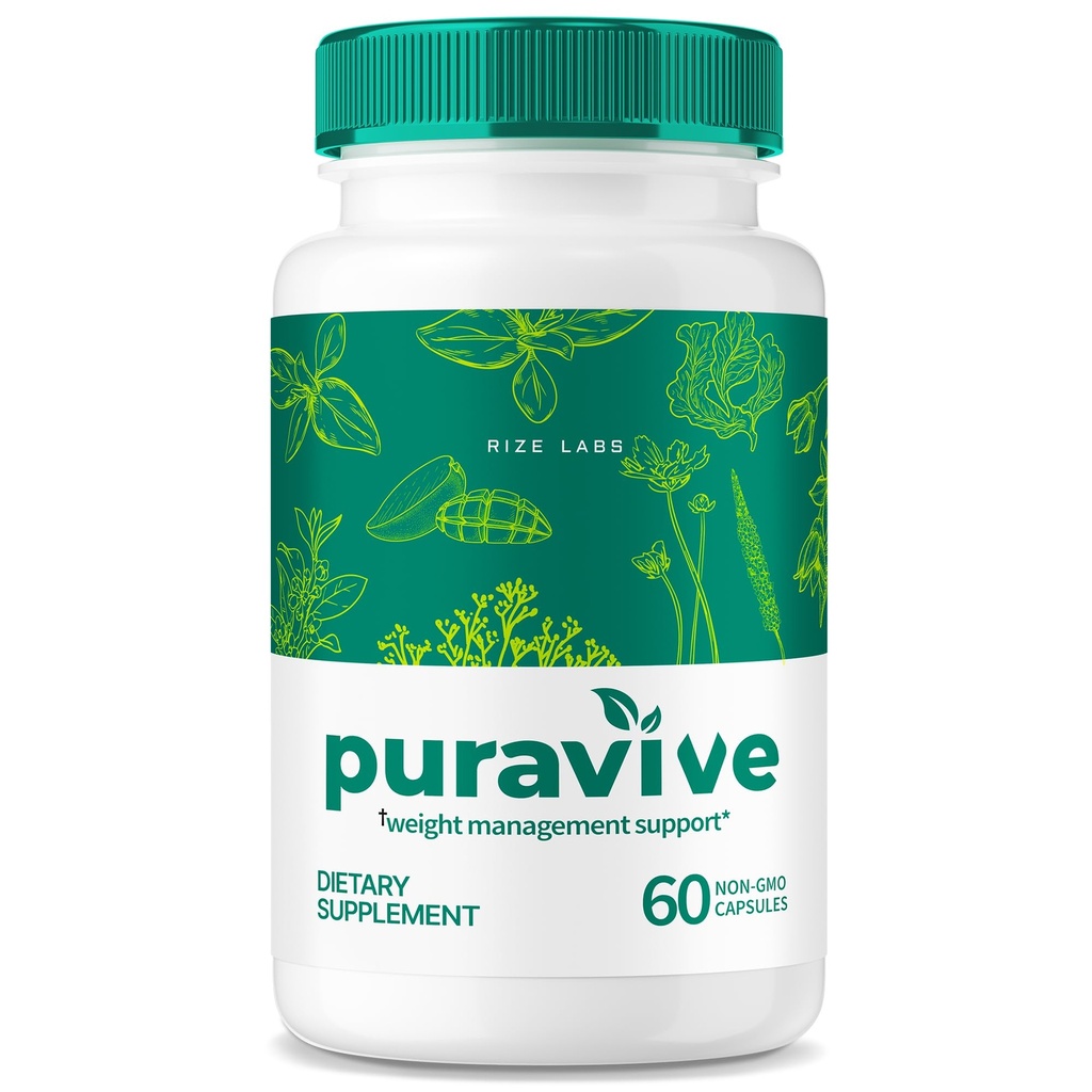 rize laboratorier puravive vægttab kapsler - Eksotiske ris piller til at øge BAT og energi niveauer, Detox & Rense Capsule, puravive anmeldelser Non- GMO Let at synke supplement tabletter (60 kapsler)