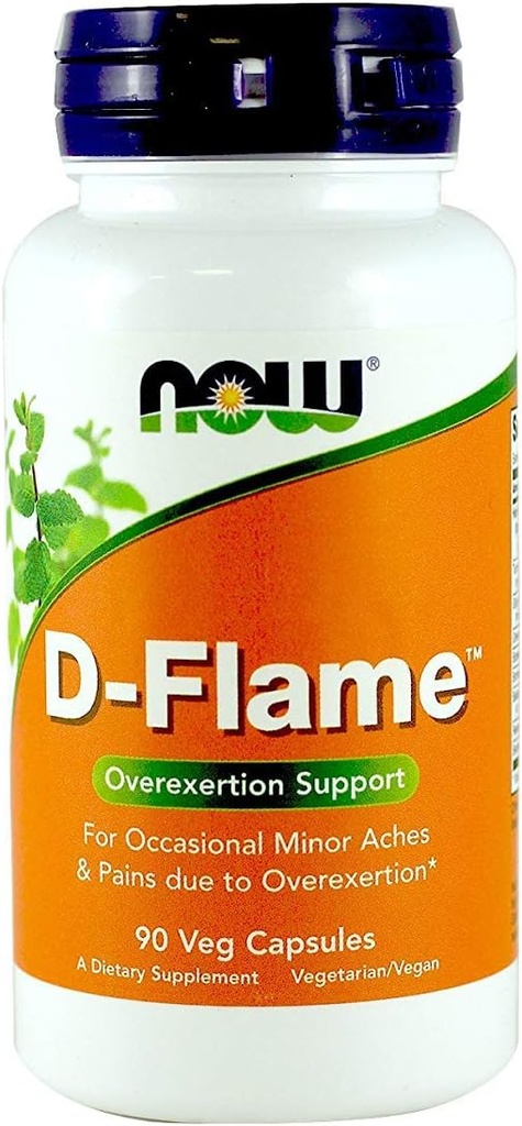 Now D-Flame, 90 Veg Capsules (Pack of 4)