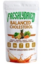 Frisk Tørret Balanceret Cholesterol Powder - Understøtter sunde Cholesterol Niveauer - w / Tumerisk, Ceylon True Kanel, Spinat, Persille, Ananas - Vegan- Friendly - 17 Serveringer - 6 Ounces