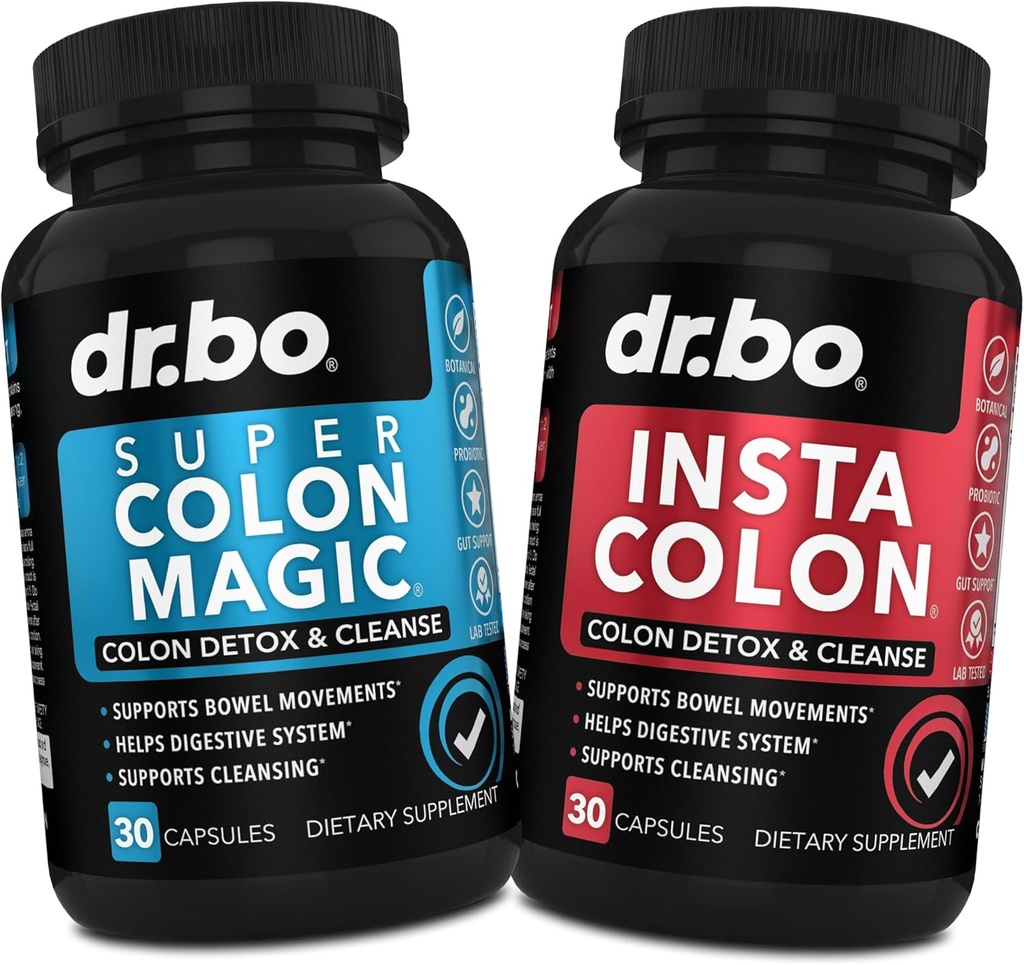 Colon Cleanser Detox supplement kapsler - 15 dages Colon Cleanse Pills & Probiotic Natural Herbal Cleansering - Daglig tarmbevægelse Kosttilskud til Intestinal Mave Bloating fordøjelig Gut Support