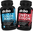 Colon Cleanser Detox supplement kapsler - 15 dages Colon Cleanse Pills & Probiotic Natural Herbal Cleansering - Daglig tarmbevægelse Kosttilskud til Intestinal Mave Bloating fordøjelig Gut Support