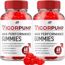 Vigor Pump Gummies for Mænd - VigorPump Mand Gummies All- Natural Supplement, Pump Vigor Gummies Anmeldelser (2 Pack - 120 Gummies)