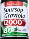 FITO MEDIC'S Lab | Soursop |180 Capsules |12000 mg| graviola |Concentrate Extract |Ultra high Absorption.
