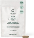 Adapt Naturals Multivitamin for kvinder & mænd, Bioavailable Easy- to- Absorb Multivitamin Dagligt tillæg med Biotin, Niacin, Vitamin A, B, C, D, E, K1, Zink, Magnesium - immunforsvar - 30 dages forsyning