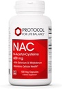 Protokol NAC med Selen og Molybdæn - Glutathion, Brain, og Lung - 100 Veg Caps