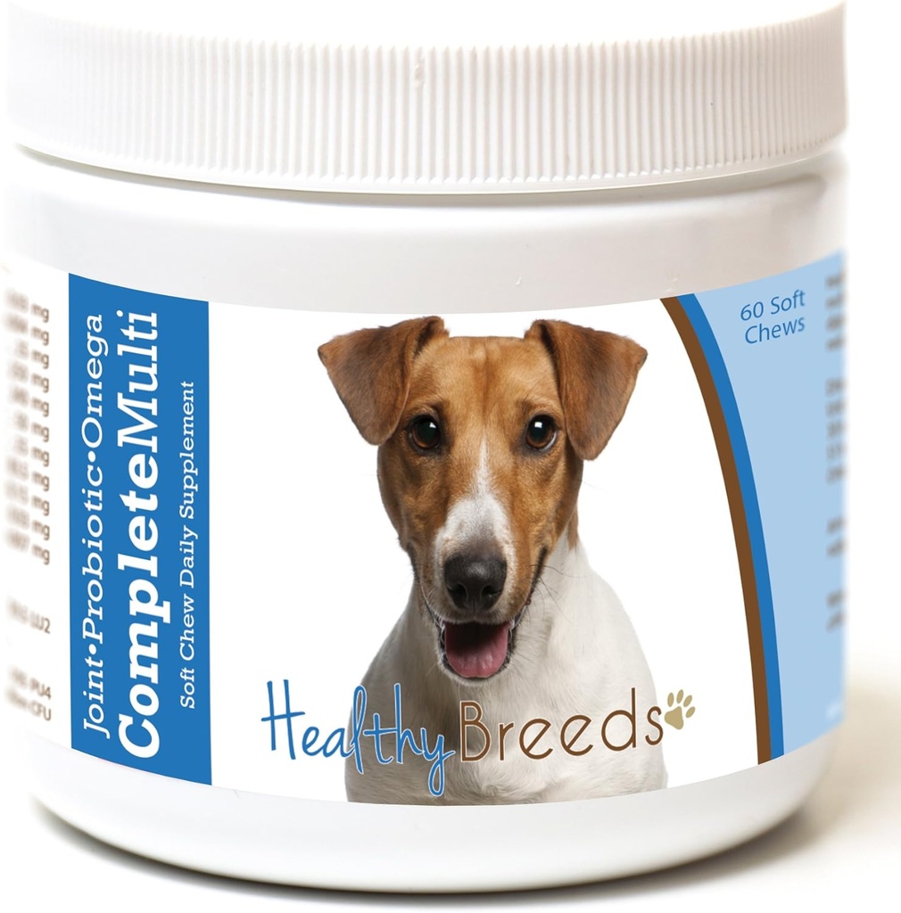 Sunde racer Jack Russell Terrier Alle i en Multivitamin Soft Chew 60 Greve