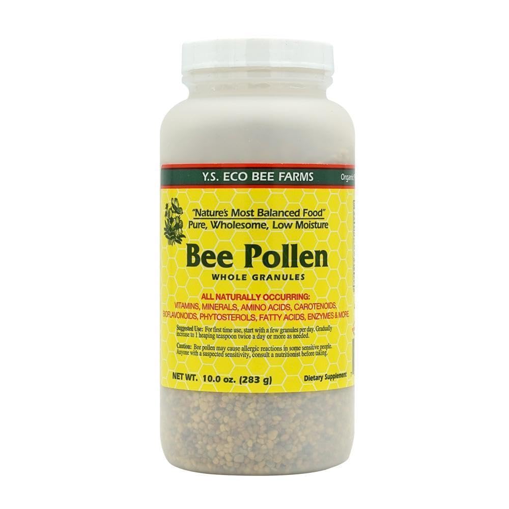 Bee Pollen - Lav Fugt Hele Granularer - 10 oz