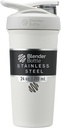 BlenderFlaske Strada Shaker Cup isoleret rustfrit stål vandflaske med Wire Whisk, 24-Ounce, Hvid