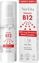 Vitamin B12 Spray 500 mcg (150 Servere) - Quick Absorption MHA Complex (Methylcobalamin, Hydroxycobalamin, Adenosylcobalamin) - Vegan, Non- GMO, Liquid B12 Supplement