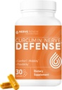 NERVE RENEW Curcumin Nerve Defense med Meriva Curcumin Phytosome til Komplet Nerve Nourisation og Comfort - Optimeret Curcumin med Black Pepper Extract - 30 kapsler