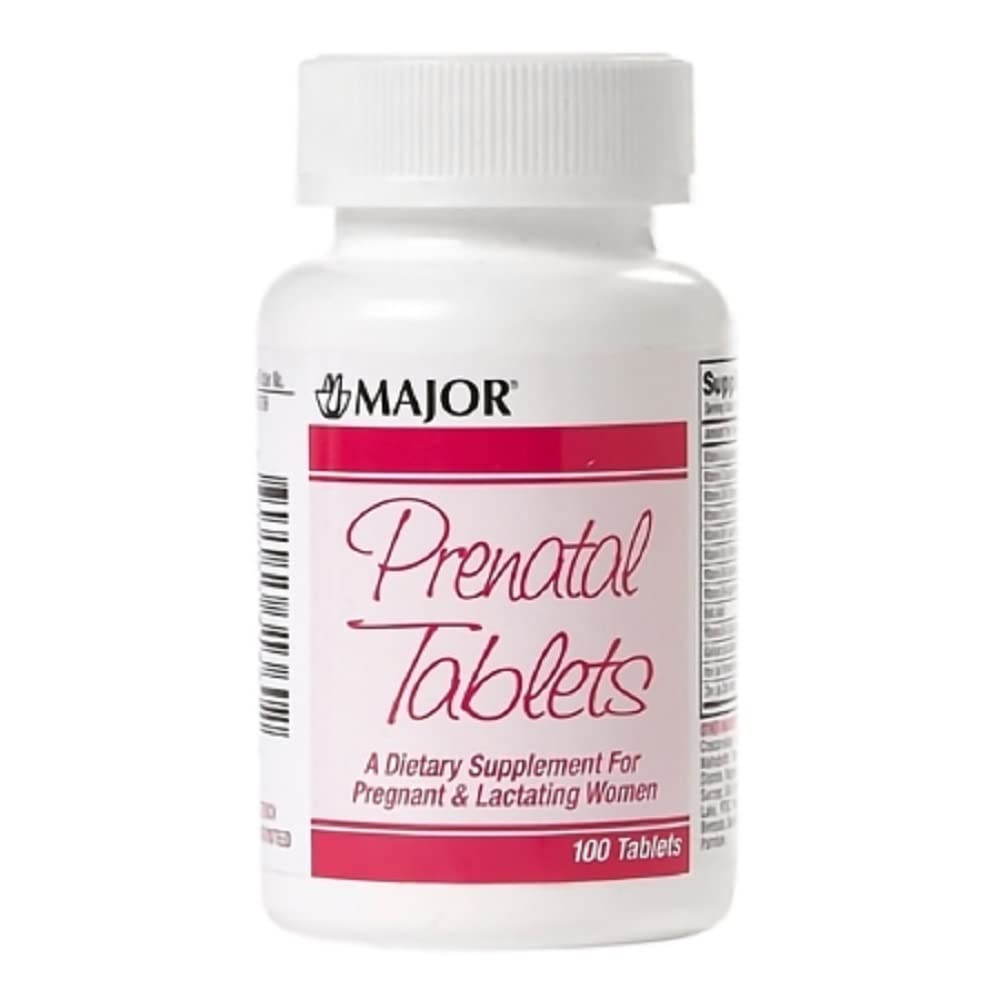 Major Prenatal TABS ASCORBIC ACID- 100 MG 30 tabletter UPC 309045313466