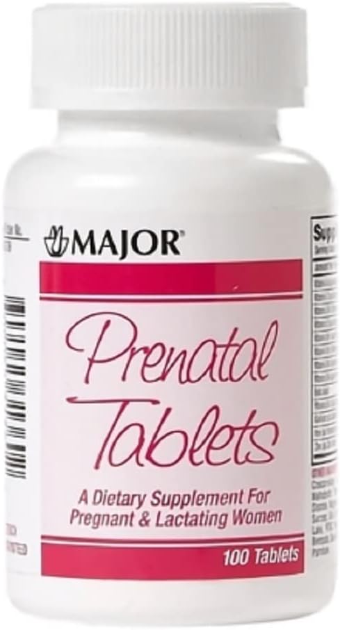 Major Prenatal TABS ASCORBIC ACID- 100 MG 30 tabletter UPC 309045313466