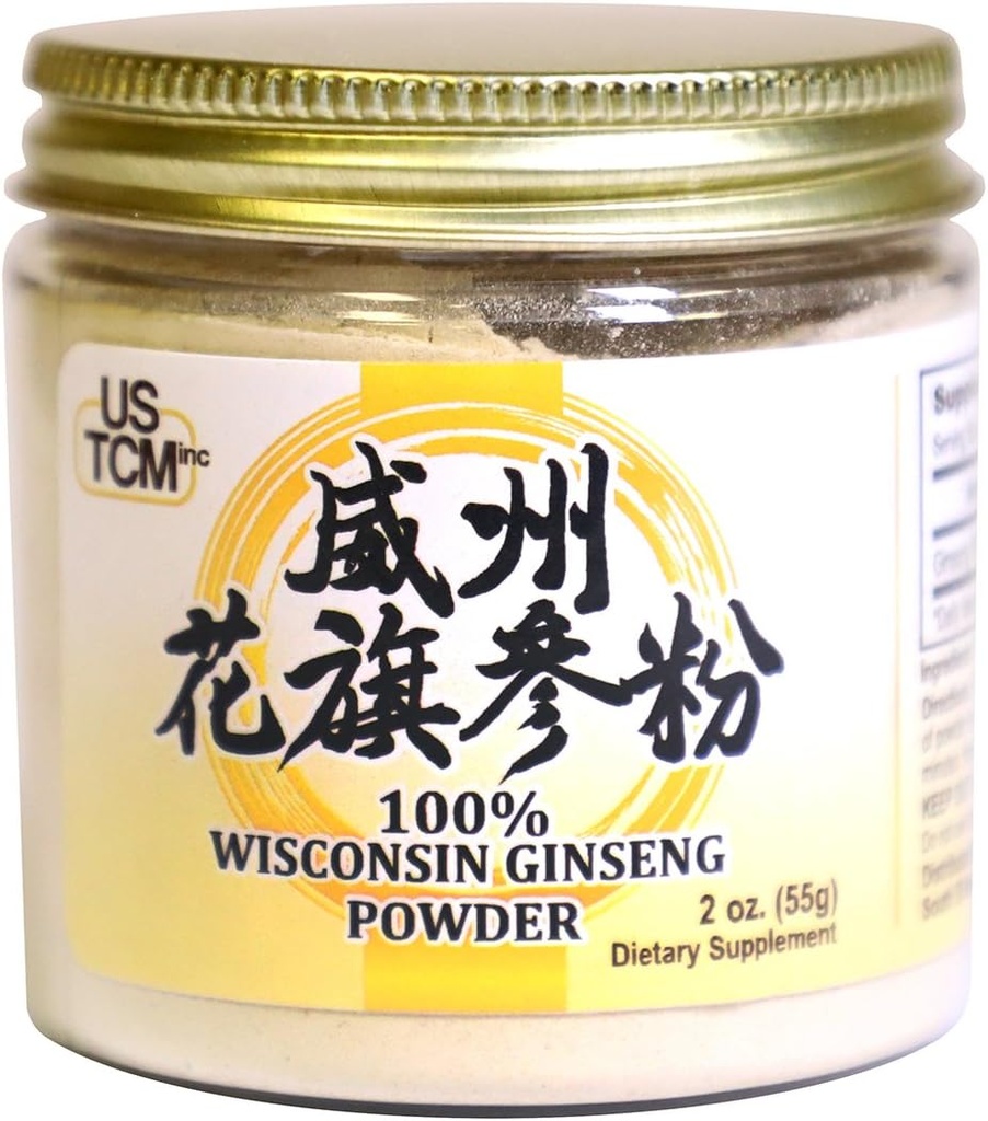 Wisconsin American Ginseng Powder 120 Mesh (2 oz)