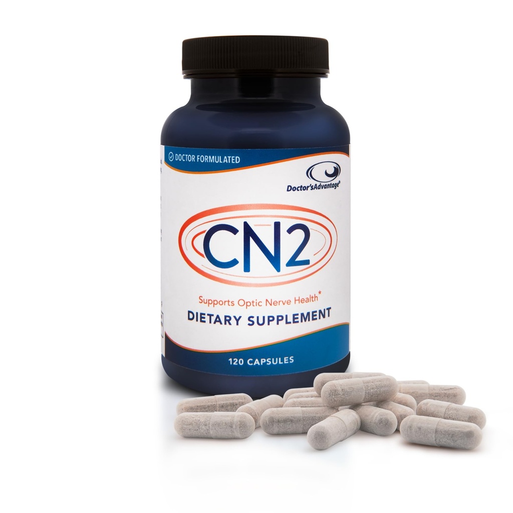 Doctor 's Advantage CN2 Supplement - Forbedrer Optic Nerve funktion - Læge Formuleret med Bilberry Extract - Support Ocular Blood Flow & Hold sundt øje Pressure-1 Måned Supply, 120 Kapsler