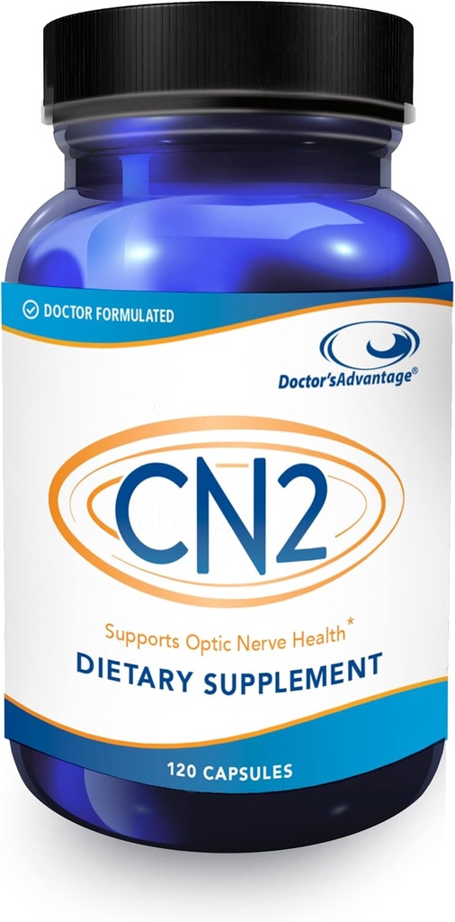 Doctor 's Advantage CN2 Supplement - Forbedrer Optic Nerve funktion - Læge Formuleret med Bilberry Extract - Support Ocular Blood Flow & Hold sundt øje Pressure-1 Måned Supply, 120 Kapsler
