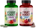 LifeSeasons Fruit & Veggies Supplements - 40 Frugt & Grøntsager Superfood - Nutritional Support for Immunity and Wellness - Vitamin Minerals & Antioxidants - 3X Potence - 90 Greve (pakke med 2)