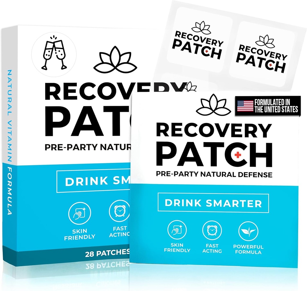 Recovery Patches 84 Pack (Tre 28 Pakker) - Wake Up Refreshed & Energized med vores 100% naturlige ingredienser Patch - Individuelt indpakket, Skin- Friendly & Vandtæt - Forbedret formel
