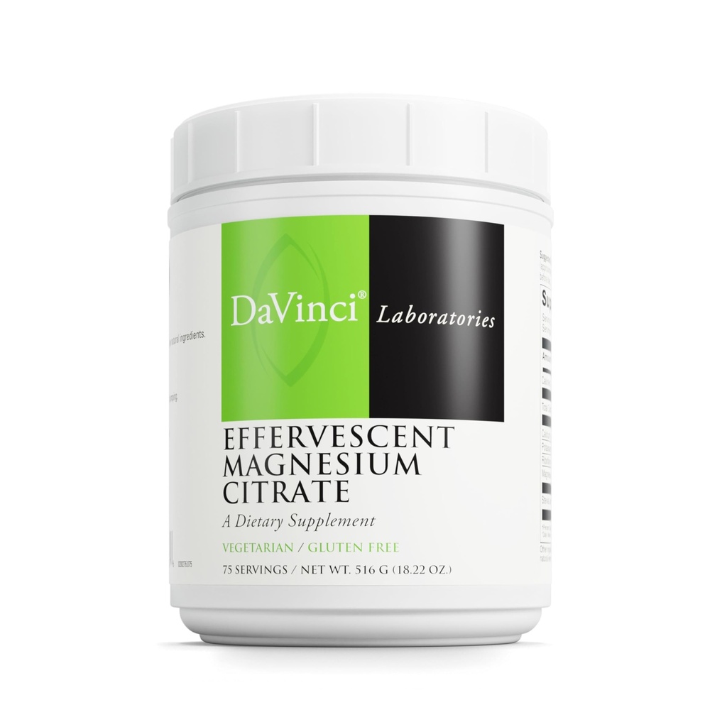 DaVinci Labs - Effervescent Magnesium Citrate - 75 Servering - 18.22 Oz