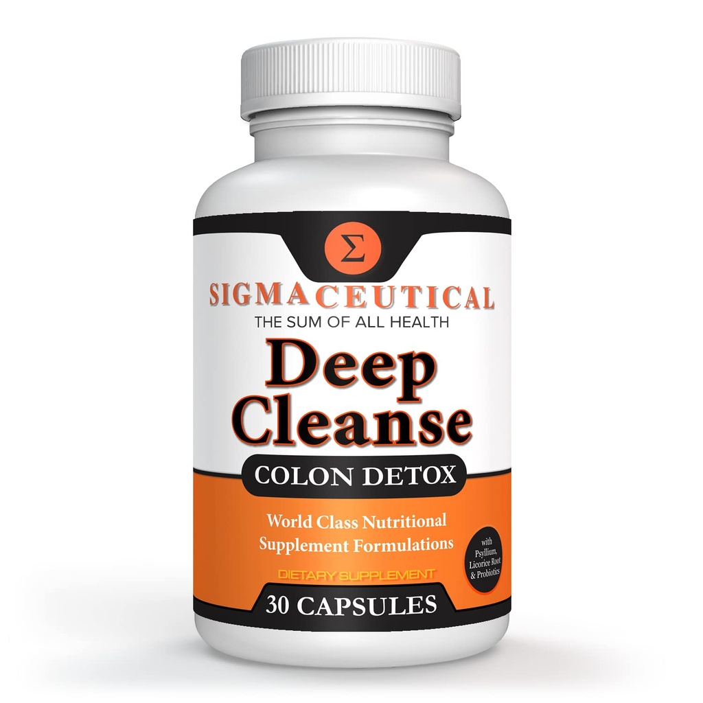 1 dag kolon rense - Detox rense - tarm rense & laxative - tarm detox - kolon renser & detox - 30 kapsler