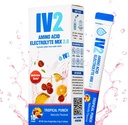IV2- Zero Sugar Amino Acid Hydration Powder I Electrolyte Drink Mix I Essential Vitamin I Vegan, Non- GMO, Glunten- Free I Next Level Hydration (10 Greve)