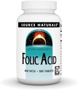 Kilde Naturals Folinsyre 800 mcg Kosttilskud - 500 tabletter