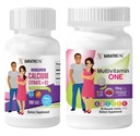 BariatricPal 30- Day Bariatric Vitamin Bundle Multivitamin One 1 per dag! Chewable with 45mg Iron - Mixed Berry and Easy Swallow Calcium Citrate (600mg) og D3 overtrukne tabletter