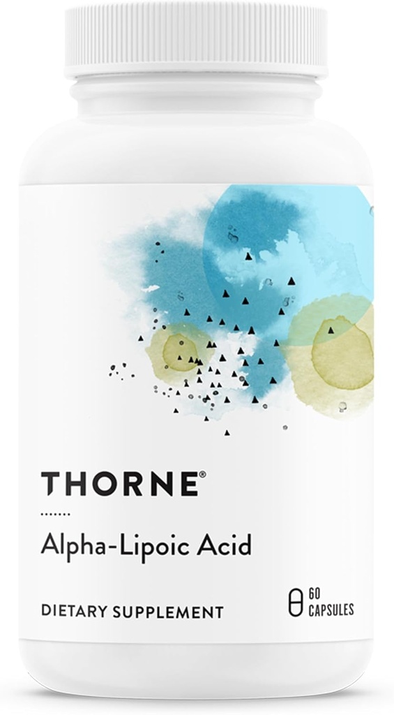 THORNE - Alpha- Lipoic Acid - 300 mg - Supplement for leverdetox, Antioxidant Support, Nerve Sundhed & Mental Sharpness * - 60 Servering