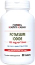 Kaliumisodid 130 mg KI Supplement 1 til 12; 30 tabletter til thyreoideastøtte 1 til 12; jod - YODO Naciente