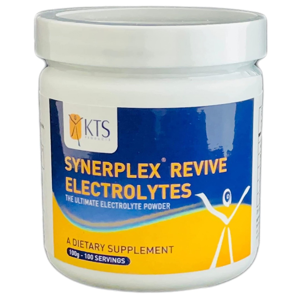 Synerplex ® Revive Electrolyte Powder er den bedste og mest komplette elektrolyte formel til rådighed. Hjælper Hydrat, afgiftning, og Reducere kramper