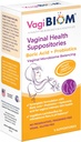 VagiBiom Boric Acid Suppposites with Lactobacillus: Microbiome Flora Balance; Balance og Nourises Sund Flora; Paraben- Free Preservative- Free (5count)