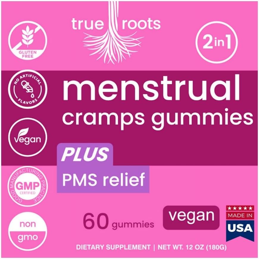 Menstruel Cramp Periode Gummies True Roots